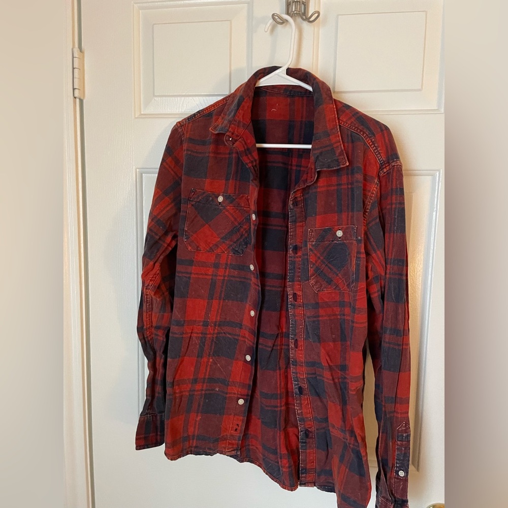 Plaid Button Flannel